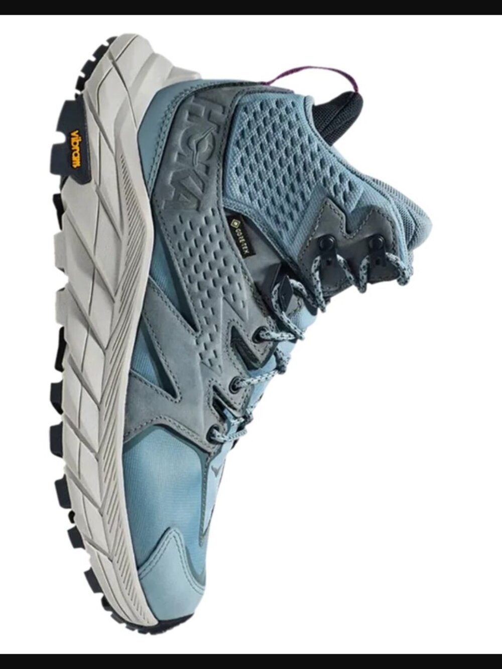 NEW HOKA Wmns Anacapa Mid GORE-TEX 'Mountain Spring' 9B Gray Runner Hiking Shoe